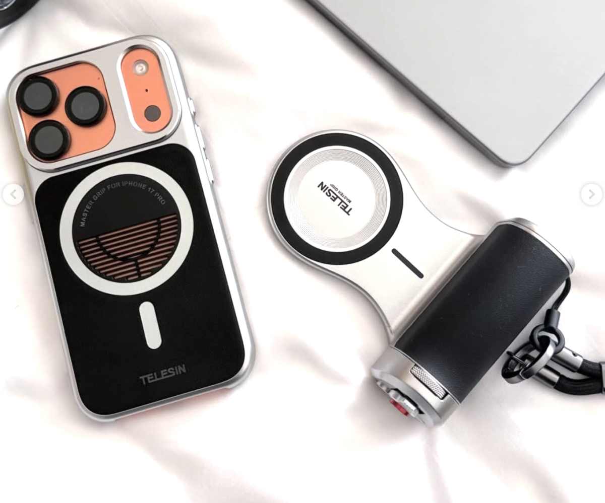 TELESIN Master Grip for iPhone 17 Pro/Pro Max