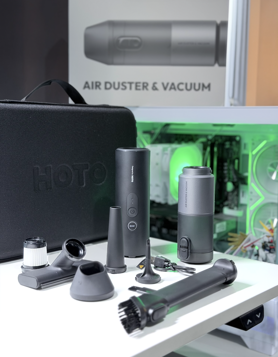 HOTO AutoCare Plus Air Duster & Vacuum